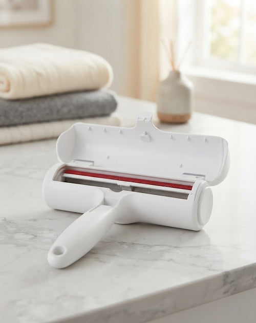 Reusable Pet Hair Remover & Lint Roller for Clothes and Furniture